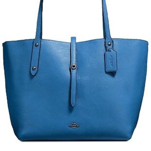 Blue Coach Market Tote Large - Picture 2 of 4